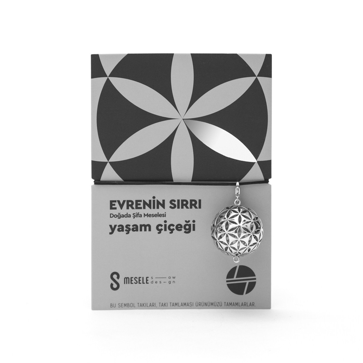 Takı Tamlaması - Yaşam Çiçeği (Evrenin Sırrı) - Beyaz Altın