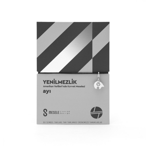 Takı Tamlaması - Ayı (Yenilmezlik) - Beyaz Altın